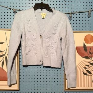 Jessica Simpson Soft Blue Cardigan Sweater